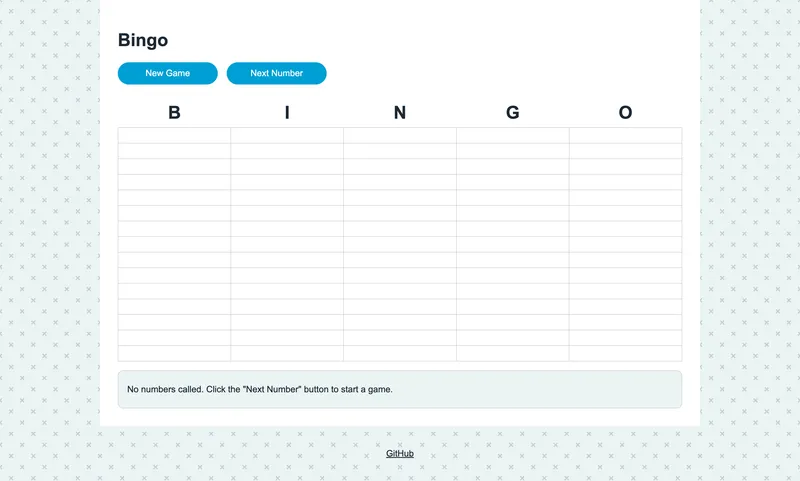 Screenshot of bingo.fluin.io
