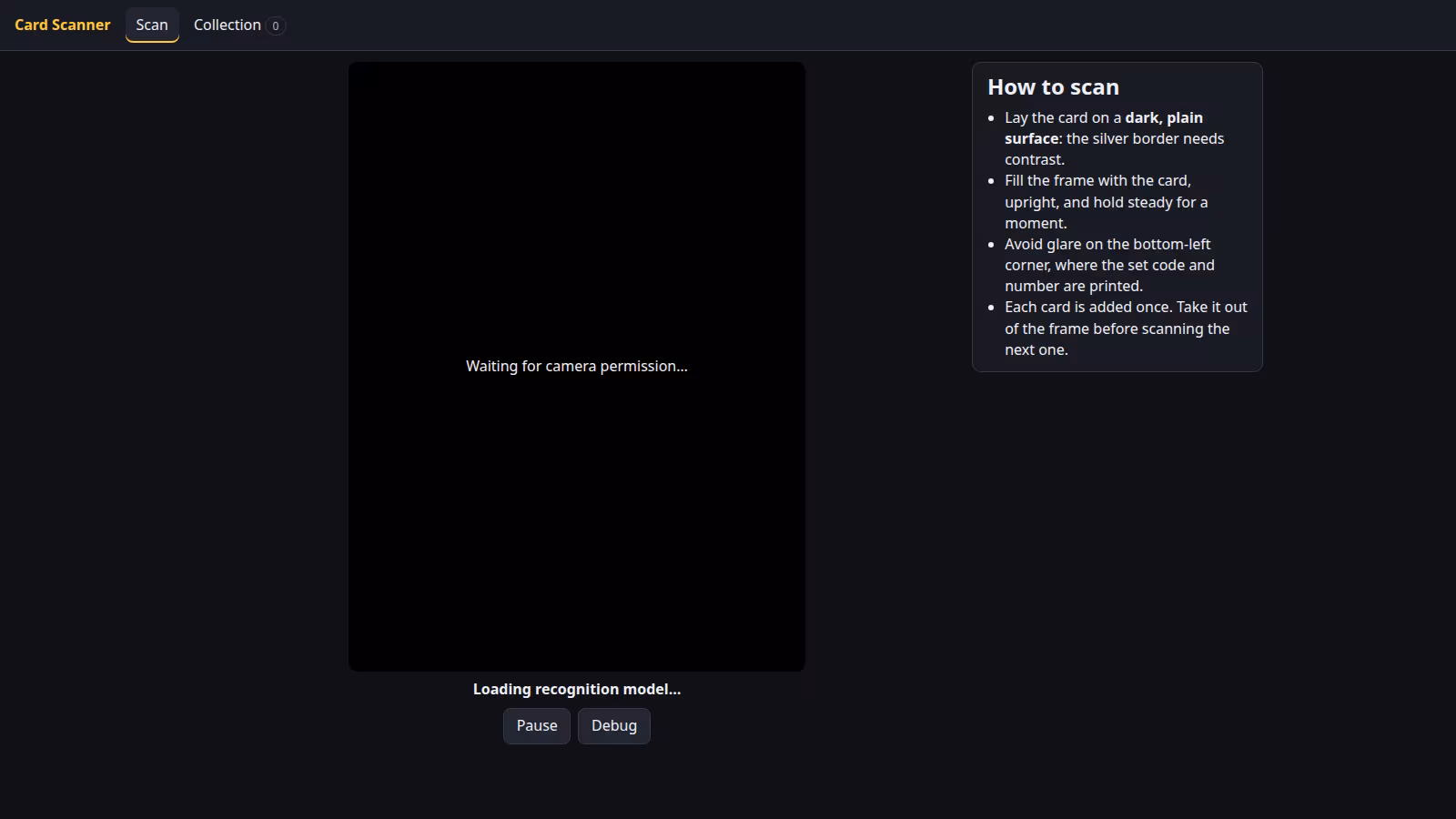 Screenshot of scan.fluin.io
